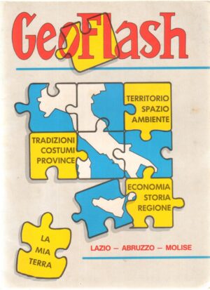 Album figurine. GeoFlash. Edizioni Flash. Album Non completo con 55 figurine attaccate su 240