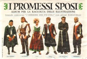 Album figurine I promessi sposi. Album Non completo , Corriere dei Piccoli. Raccolta delle Illustrazioni. 1 figurina mancante su 43