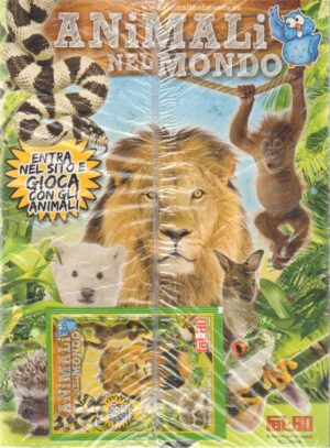 Album figurine. Animali nel mondo,FoL-Bo. Album Nuovo con 1 bustina di figurine