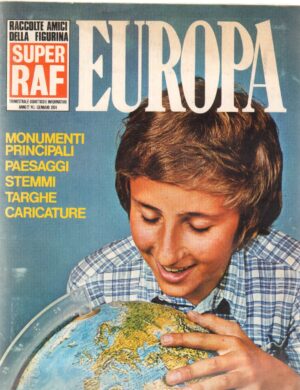 Album figurine Europa Monumenti, Paesaggi, Stemmi... Super Raf. Album Completo