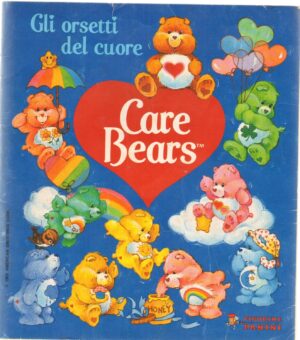 Album figurine Care Bears, Panini. Album Quasi completo con 9 figurine attaccate su 216