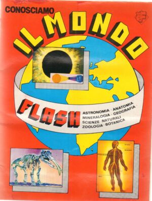 Album figurine. Conosciamo il Mondo, Edizioni Flash. Album Completo