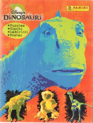 Album figurine. Disney's Dinosauri,Panini. Album Non completo 47 figurine attaccate su 180
