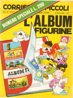 Album figurine del Corriere dei Piccoli. Album Vuoto + 430 figurine da attaccare su 503