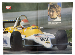 Poster Pierluigi Martini e Massimo Biasion Autosprint 45x60 cm