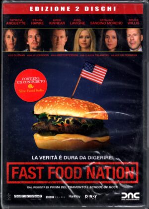 Fast food nation DVD in Italiano. Versione con 2 dischi. Bruce Willis