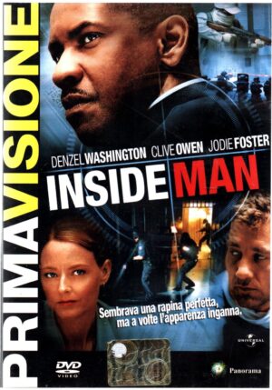 Inside Man DVD in Italiano Prima Visione Versione da edicola