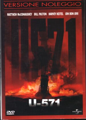 U-571 DVD in Italiano Jon Bon Jovi, Harvey Keitel. Versione Noleggio.