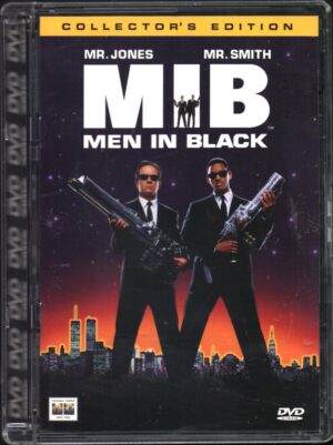 Men In Black un film con Will Smith. Collector's Edition. DVD in Italiano. Custodia Jewel Box
