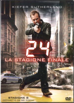 24 Kiefer Sutherland - Stagione 8 Completa (Episodi 1-24) (6 DVD) con Cofanetto - DVD in Italiano