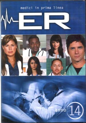 E.R. Medici in Prima Linea Anno 14. Stagione 14 Completa. (Episodi 1-19). Box con n. 3 DVD in Italiano