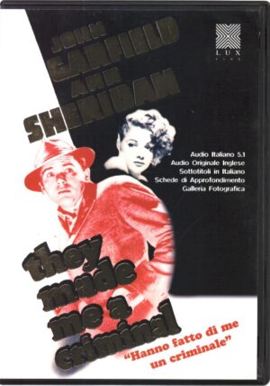 They Made Me A Criminal DVD in Italiano