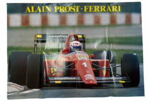 Poster Ferrari Super Poster n.11 Alain Prost 58x84 cm