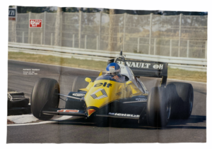 Poster Story Patrick Tambay  Reanult RE 40B ottobre 1983 55x80 cm