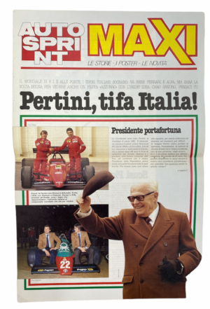Rivista  Maxi Autosprint Petrini ,tifa Italia! con Poster Riccardo Patrese