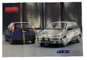 Poster Fiat Punto Auto Super Novita 55x80cm