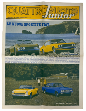 Poster Le Nuove Sportive Fiat n. 5 Quattroruote Junior 52x40 cm