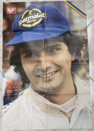 Poster Nelson Piquet Autosprint 90x60 cm