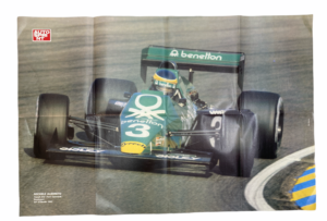 Poster Story Michele Alboreto  GP Olanda 1983 Autosprint 53x80 cm