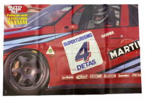 Poster Alesssandro Nannini Autosprint 53x80 cm