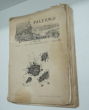 Palermo e l'esposizione Nazionale del 1891-92. Raccolta completa, 40 riviste originali. Ed. Fratelli Treves