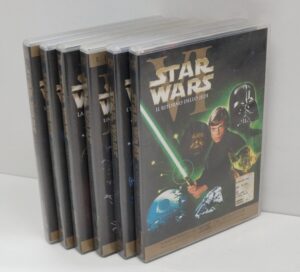 Star Wars Saga. Episodi I, II, III, IV, V, VI con n. 9. DVD in italiano (Minaccia fantasma, Attacco dei cloni, Vendetta dei Sith, Ritorno dello Jedi, L'impero colpisce ancora, Una nuova speranza)
