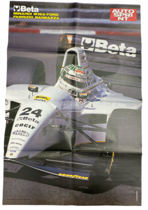 Poster Minardi M193- Ford Fabrizio Barbazza Autosprint 54x80 cm