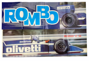 Poster Brabham BT 55 Rombo 1986 n.8 55x85 cm