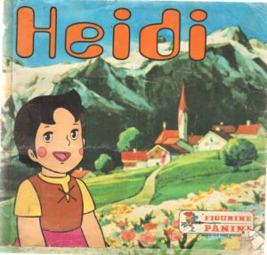 Album figurine Heidi, Panini. Da recupero, Non completo con 314 figurine su 400