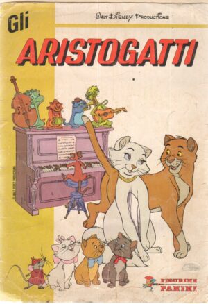 Album figurine Gli Aristogatti, Panini. Da recupero, Quasi completo con 1 figurina mancante su 360