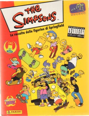 Album figurine The Simpson, Panini. Da recupero, Non completo con 45 figurine mancanti su 150