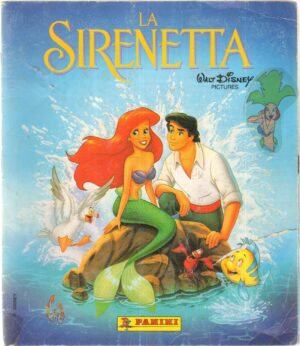 Album figurine La Sirenetta, Panini. Da recupero, Quasi Completo con 6 figurine mancanti su 232 + 1 figurina da riattaccare