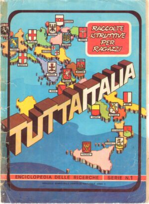 Album figurine Tutta Italia 1972, Fol-Bo. Album Non completo con 115 figurine attaccate su 388 + 2 figurine da riattaccare