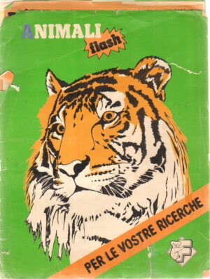 Album figurine Animali Flash, Edizioni Fol-Bo da Recupero. Non completo con 238 figurine attaccate