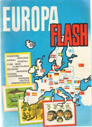 Album figurine Europa Flash, Lampo da Recupero. Non completo con 46 figurine attaccate su 250
