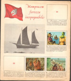 Album figurine Sandokan, Panini da Recupero. Non completo con 223 figurine attaccate su 345