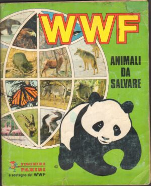 Album figurine  WWF Animali da salvare , Panini. Completo