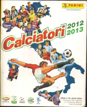 Album figurine Calciatori 2012-2013.Panini. Non completo con 108 figurine mancanti + 1 bustina figurine + 21 figurine da attaccare