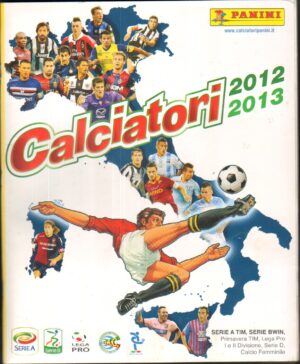 Album figurine Calciatori 2012-2013.Panini. Non completo con 108 figurine mancanti+ 2 bustine figurine + 8 da attaccare