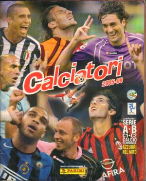 Album figurine Calciatori 2005-2006.Panini. Non completo con Aggiornamenti mancanti