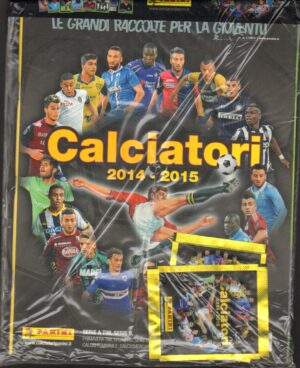 Album figurine Calciatori 2014-2015. Panini. Nuovo con 2 bustine figurine