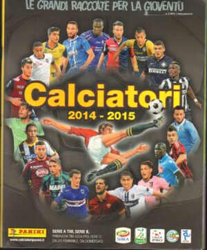 Album figurine Calciatori 2014-2015. Panini. Non completo con 736 figurine attaccate su 782 + aggiornamenti da attaccare + 1 bustina figurine