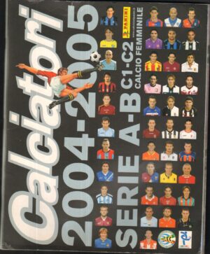 Album figurine Calciatori 2004-2005. Panini. Non completo con 769 figurine attaccate su 882