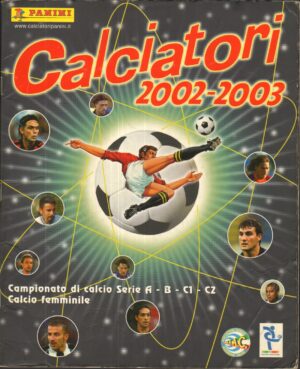 Album figurine Calciatori 2002-2003. Panini. Non completo con 458 figurine attaccate su 819