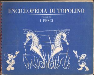 Album Enciclopedia di Topolino Vol. VII I PESCI. Mondadori. Completo
