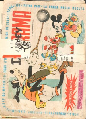 Album figurine DISNEY RAMA da RECUPERO  con 107 figurine attaccate su 360 Collezioni Lampo