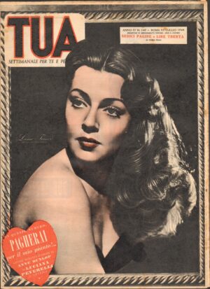 Rivista TUA Settimanale anno IV, 4 - n.149 - 22 LUGLIO 1948