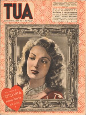 Rivista TUA Settimanale anno IV - n.144 - 17 GIUGNO 1948 Linda Darnell