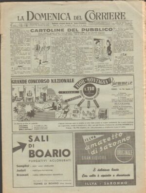 Rivista LA DOMENICA DEL CORRIERE  14 Aprile 1946
