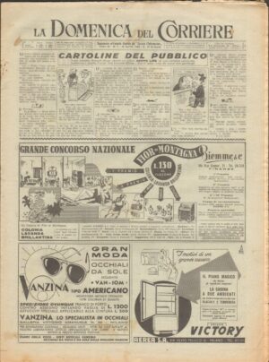 Rivista LA DOMENICA DEL CORRIERE 28 Aprile 1946